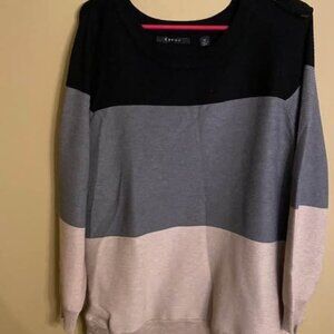 Cyrus Tri-Colored Striped Sweater